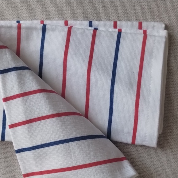Deko Kassa Set of Kitchen Towels 18 x 28 in Red White Blue - Picture 6 of 7